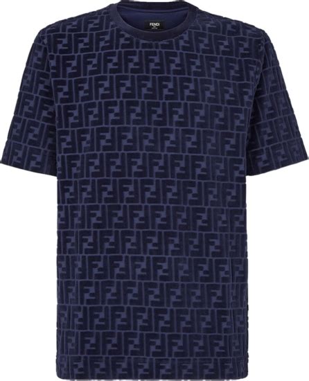 t-shirt fendi bianca|Fendi blue t shirts.